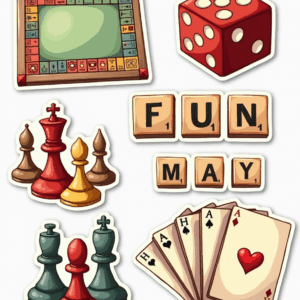 Games & Gaming - Sticker Sheet v12